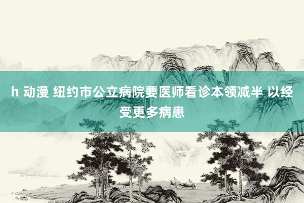 h 动漫 纽约市公立病院要医师看诊本领减半 以经受更多病患