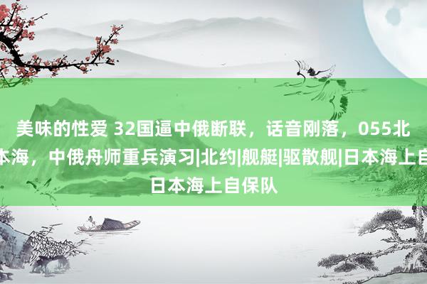 美味的性爱 32国逼中俄断联，话音刚落，055北上日本海，中俄舟师重兵演习|北约|舰艇|驱散舰|日本海上自保队