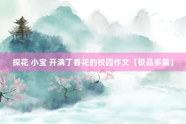 探花 小宝 开满丁香花的校园作文【极品多篇】